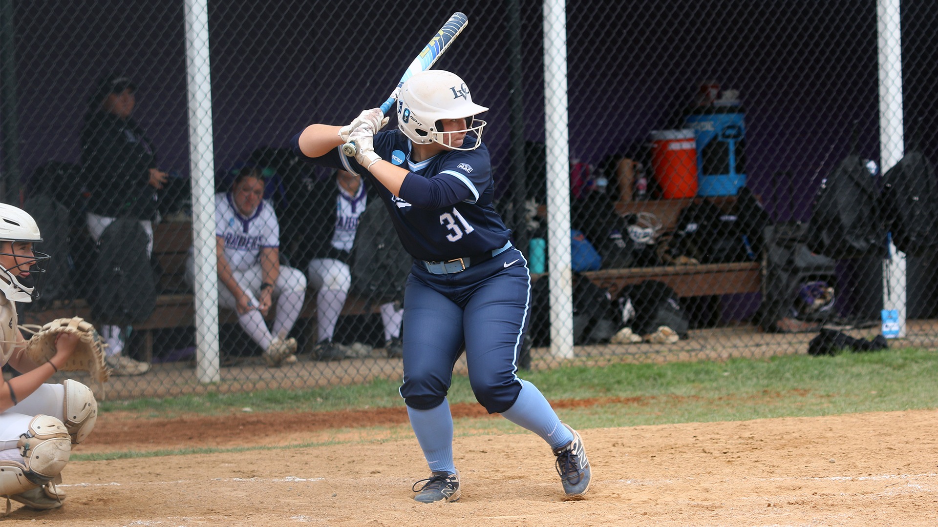 Nicole Kratz at the plate during NCAA Regional game