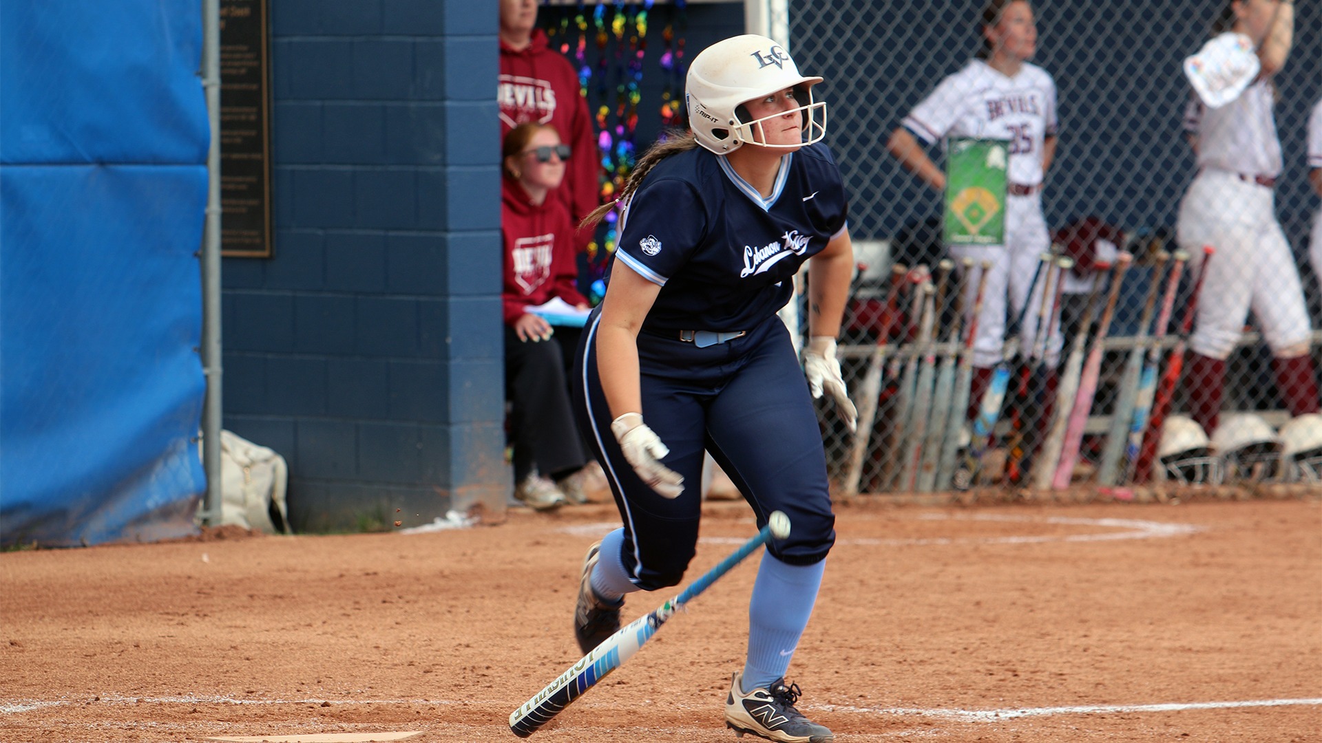 Nicole Kratz watching home run ball