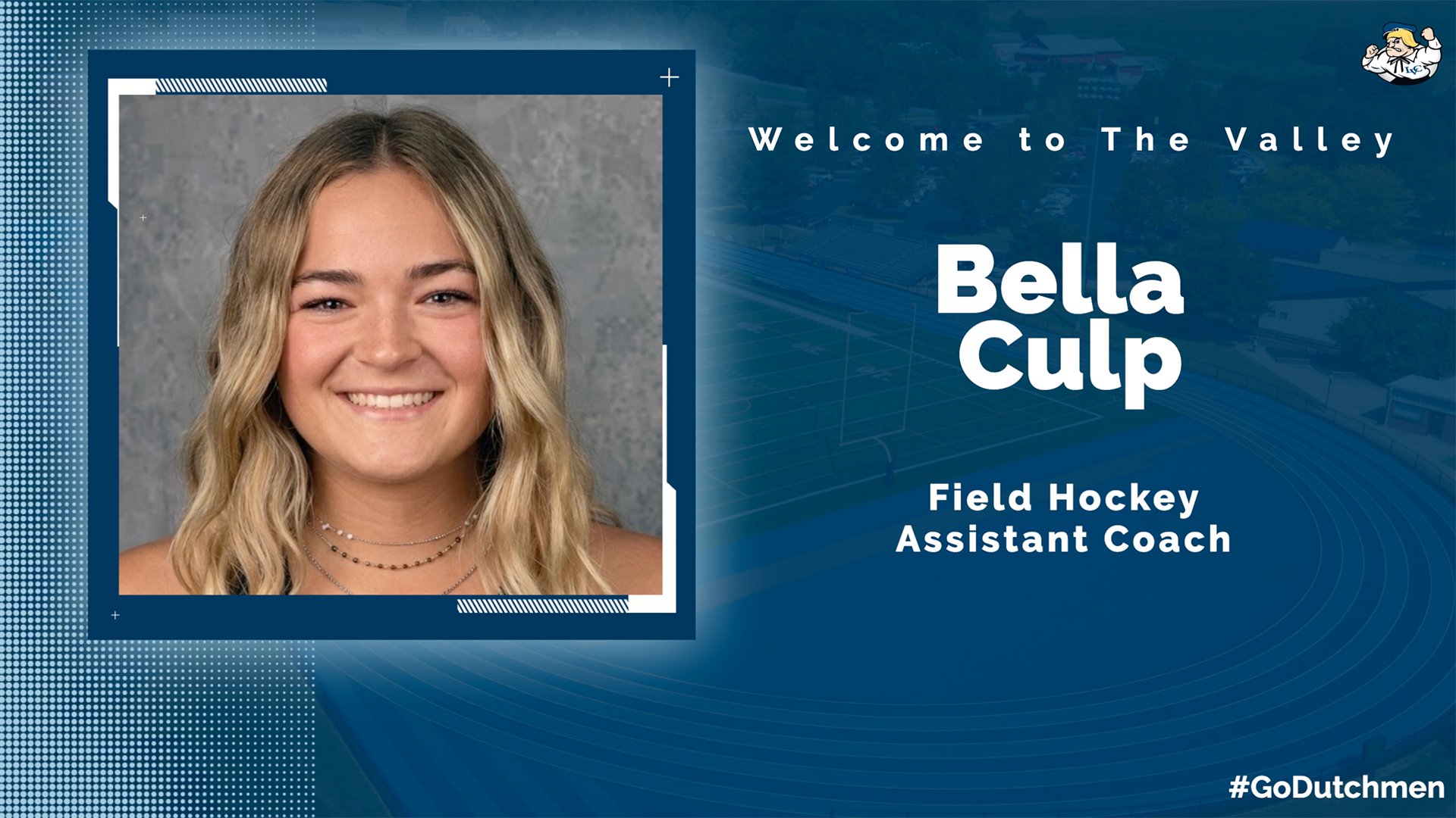 Bella Culp field hockey welcome graphic 