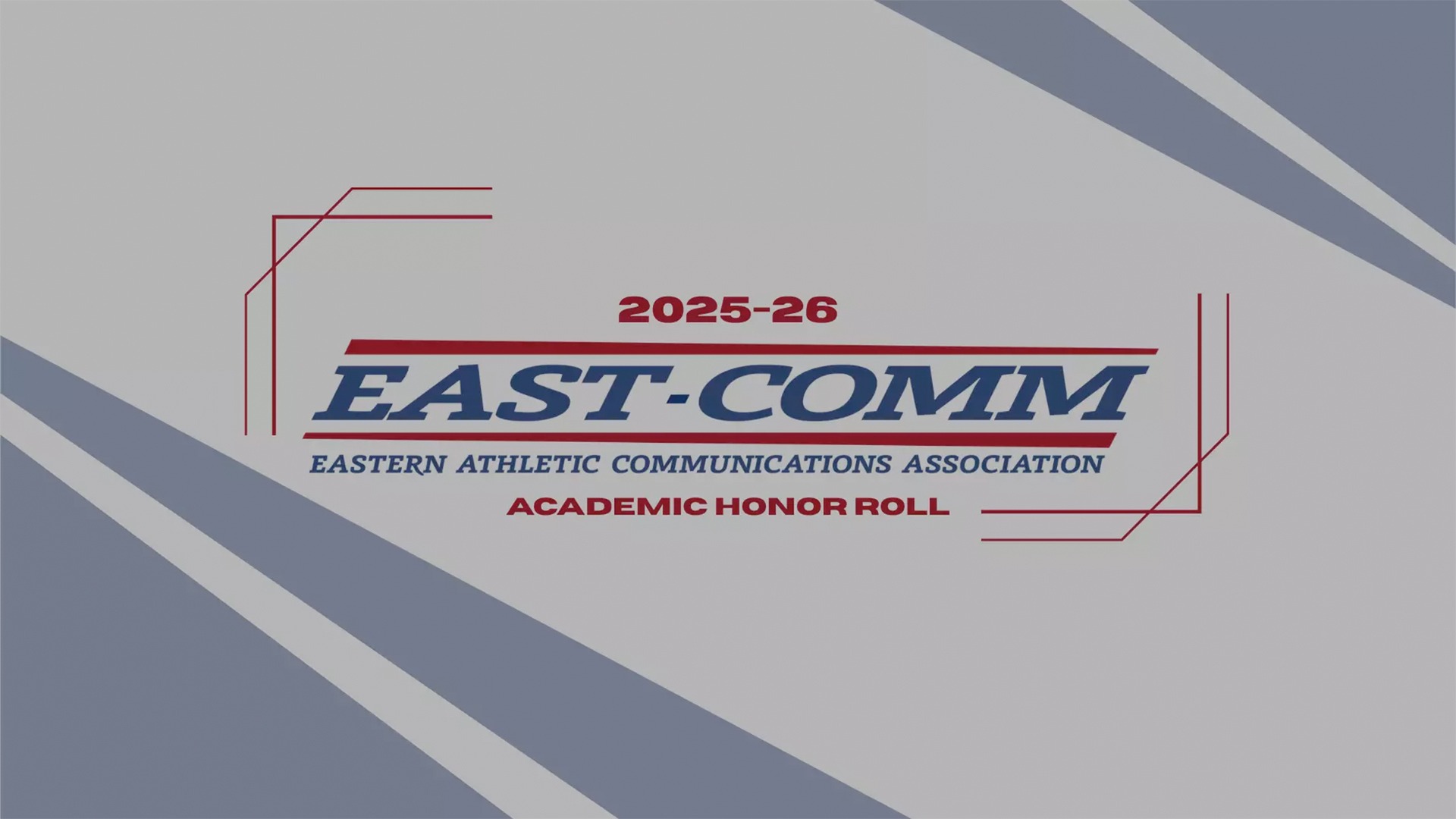 East-Comm 2025-26 Academic Honor Roll graphic