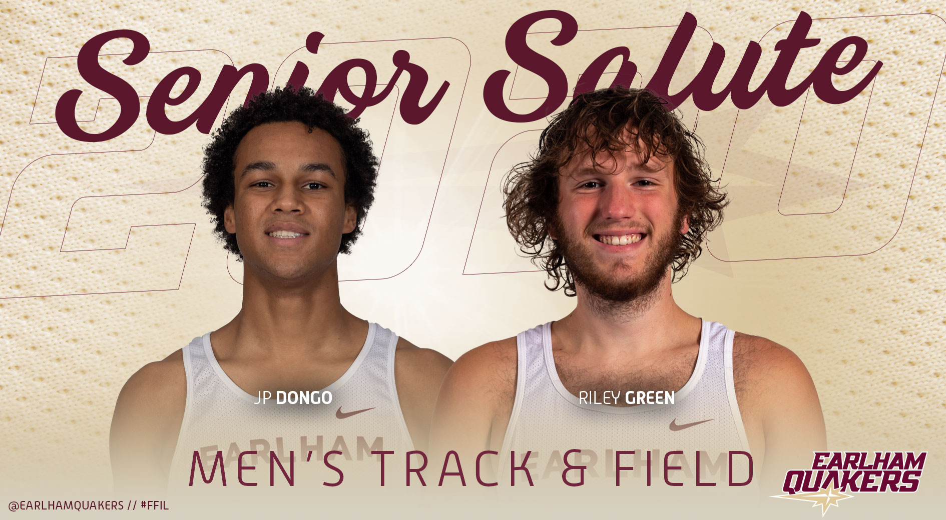 Earlham Senior Salute Men's Track & Field Earlham College
