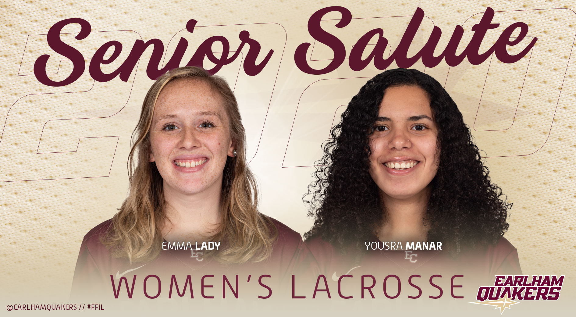 Earlham Senior Salute Women's Lacrosse Earlham College