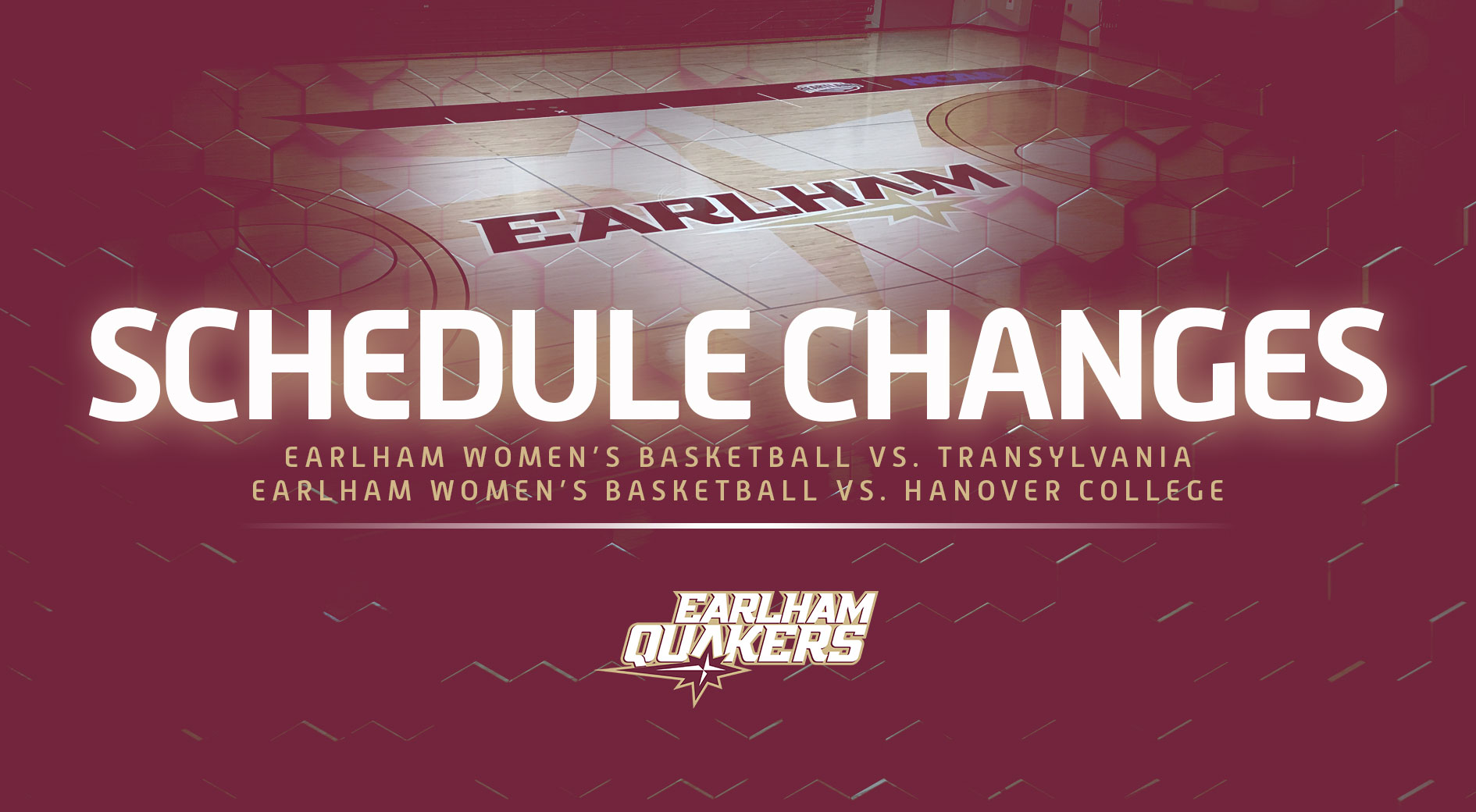 Women's basketball games versus Transy and Hanover canceled Earlham