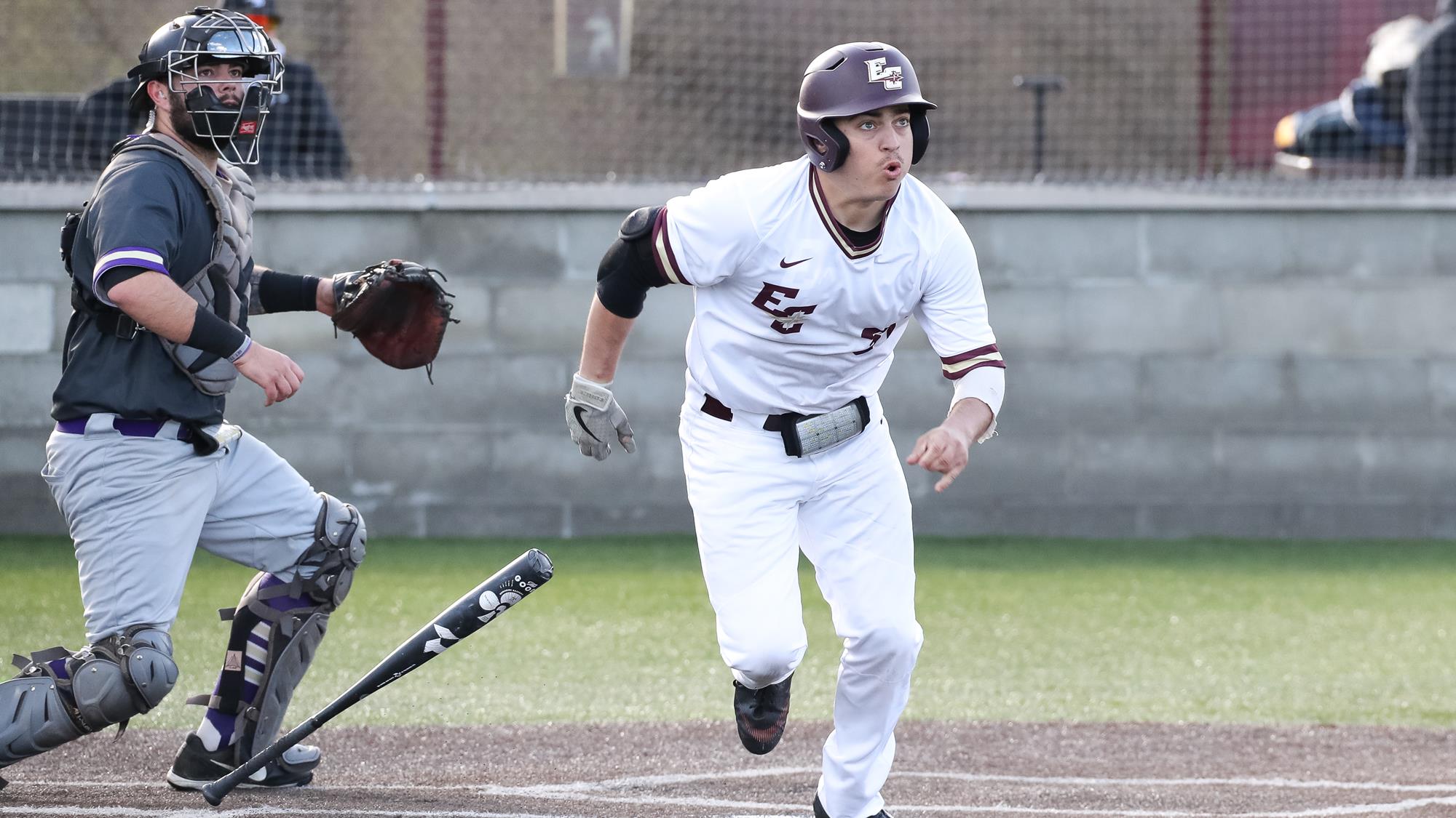 Baseball splits with Anderson, retains lead of HCAC Earlham College