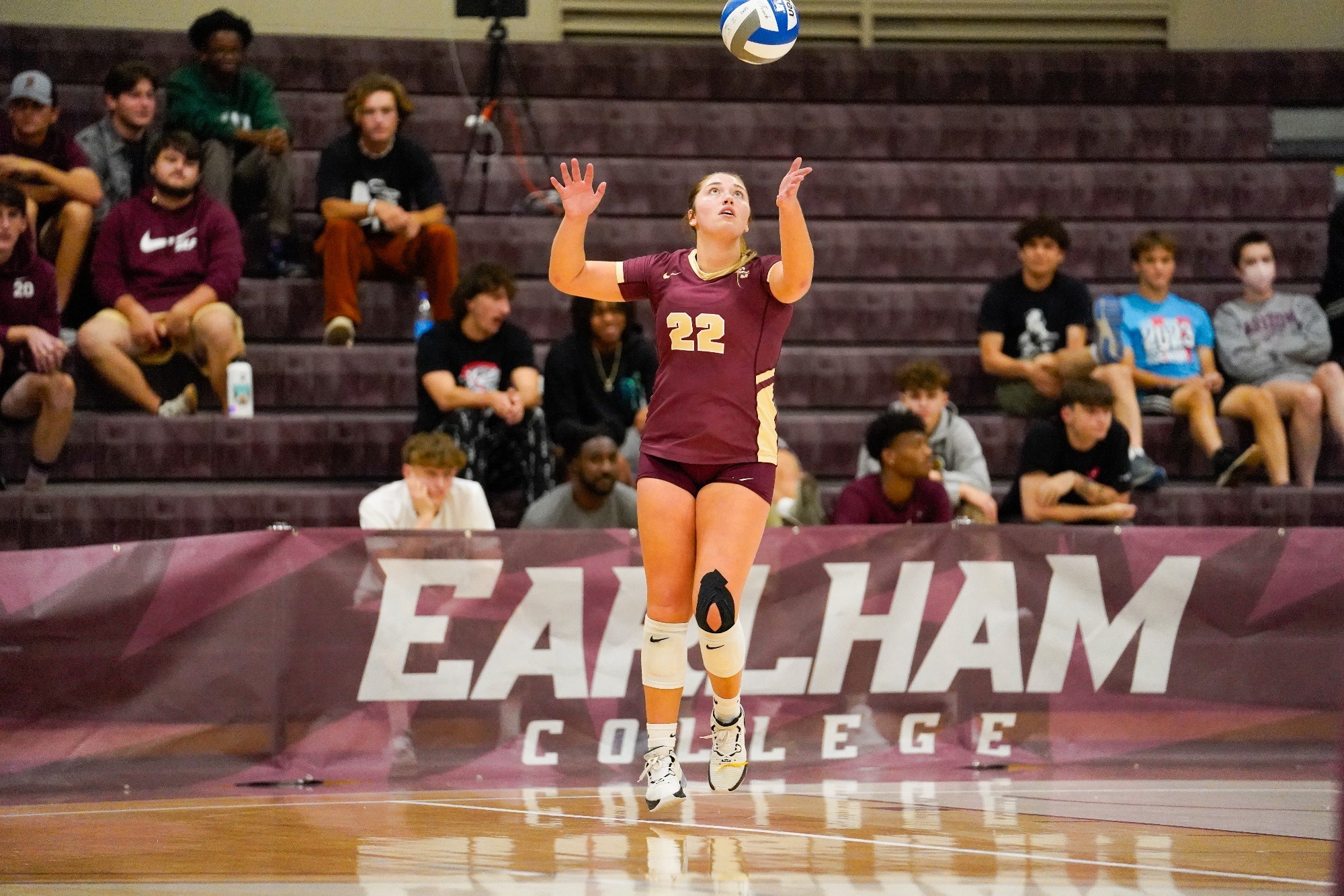 Volleyball swept at Wittenberg Earlham College
