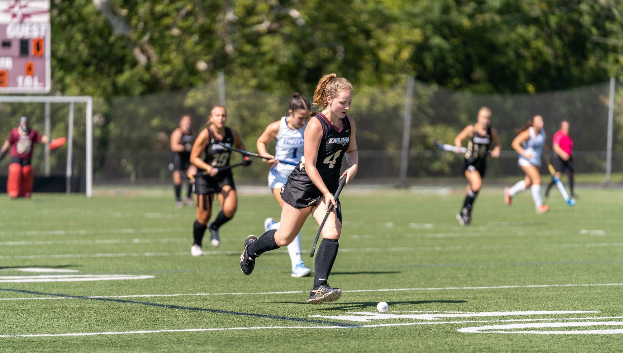 Field hockey outlasts Allegheny Earlham College