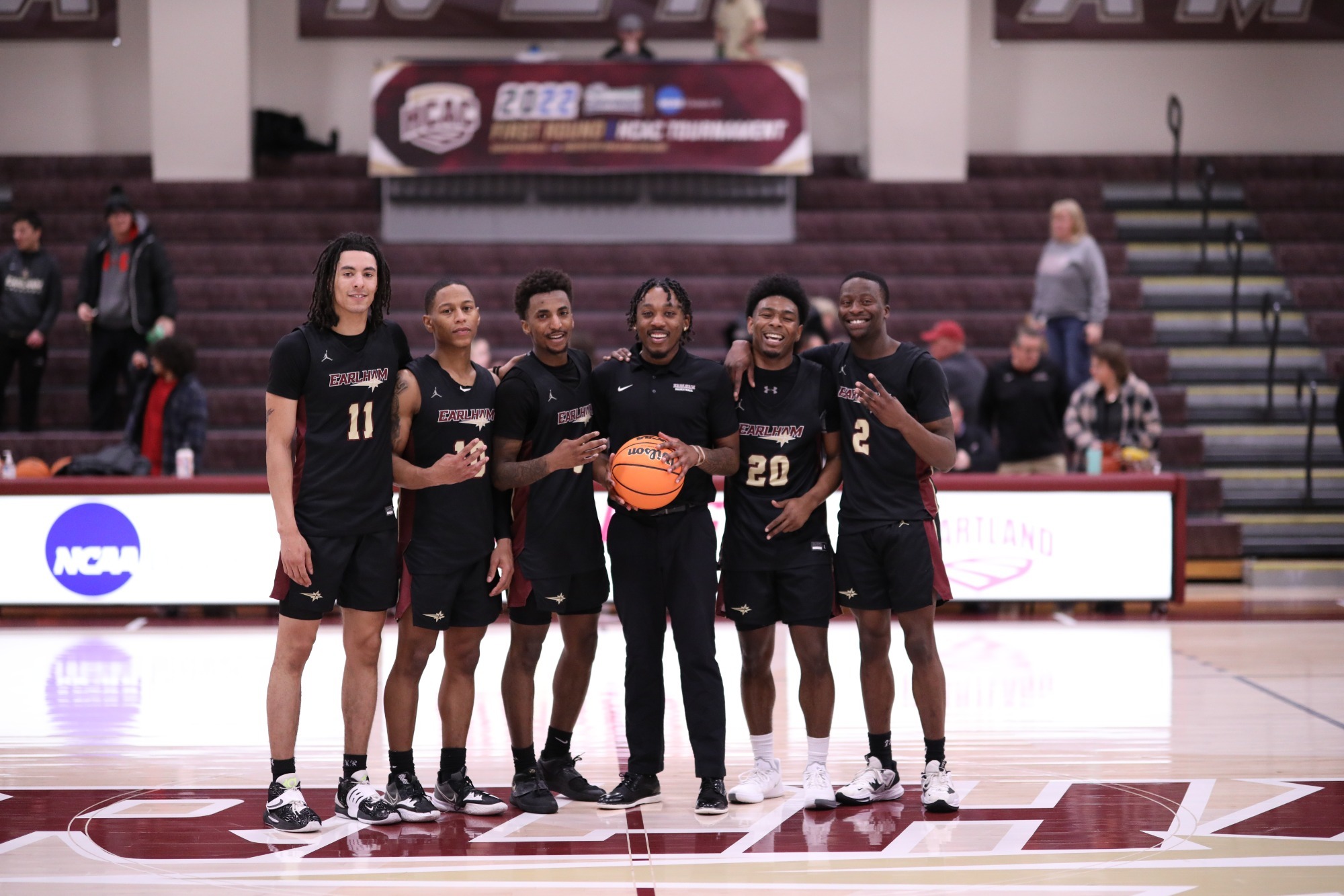 Men's basketball celebrates Senior Night Earlham College