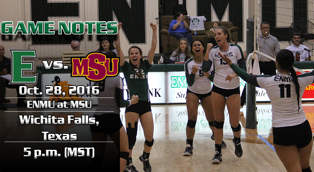 Volleyball Travels to MSU, Cameron Eastern New Mexico University