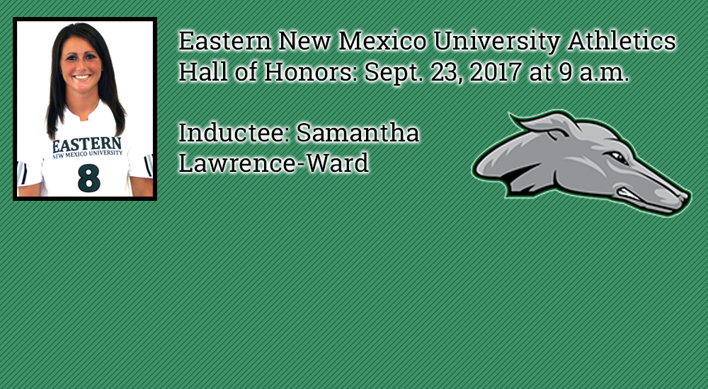 ENMU Women’s Soccer AllTime Goals Leader Samantha LawrenceWard to be