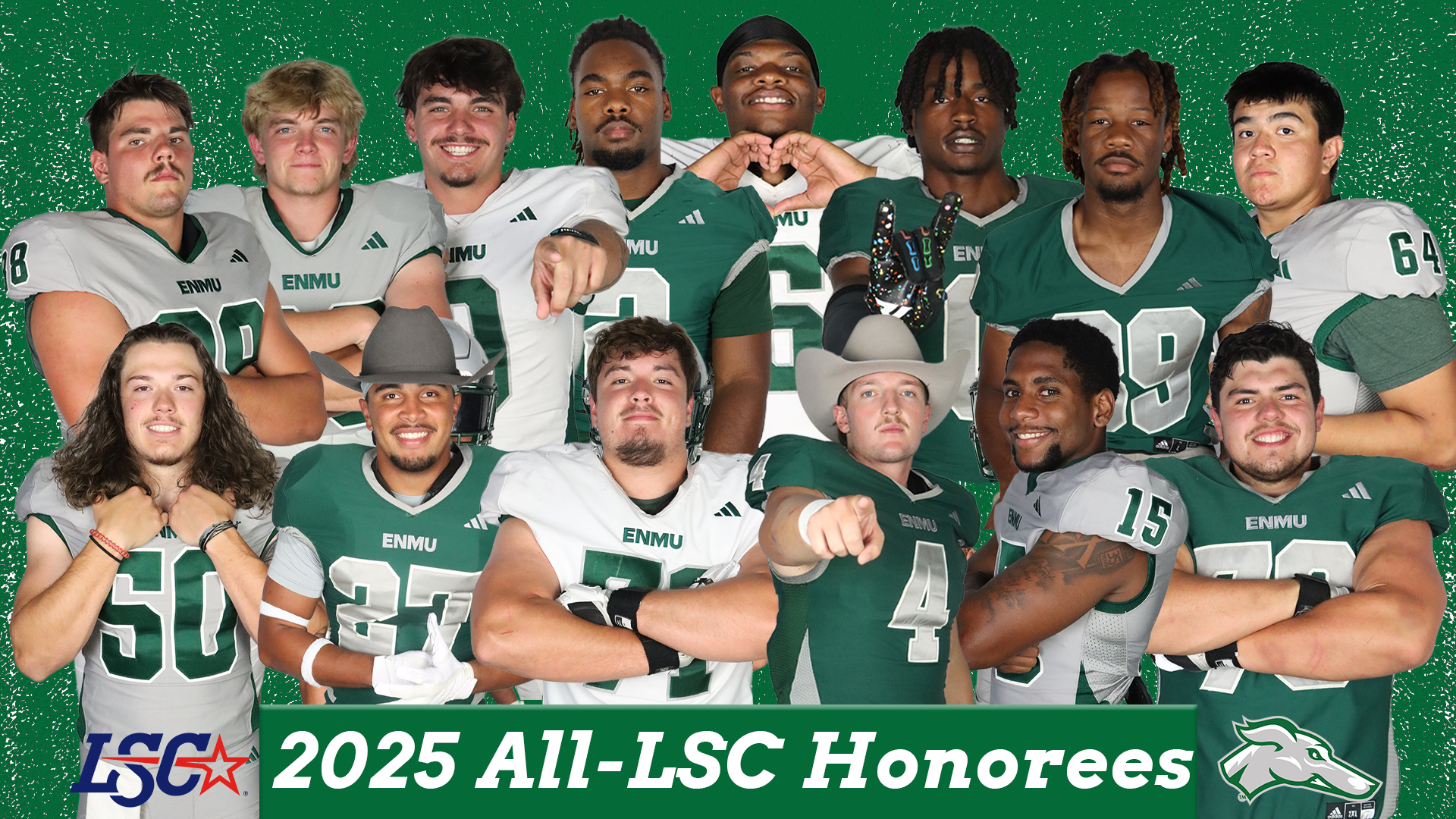 All_Lone_Star_Conference_ENMU_Greyhounds_Football