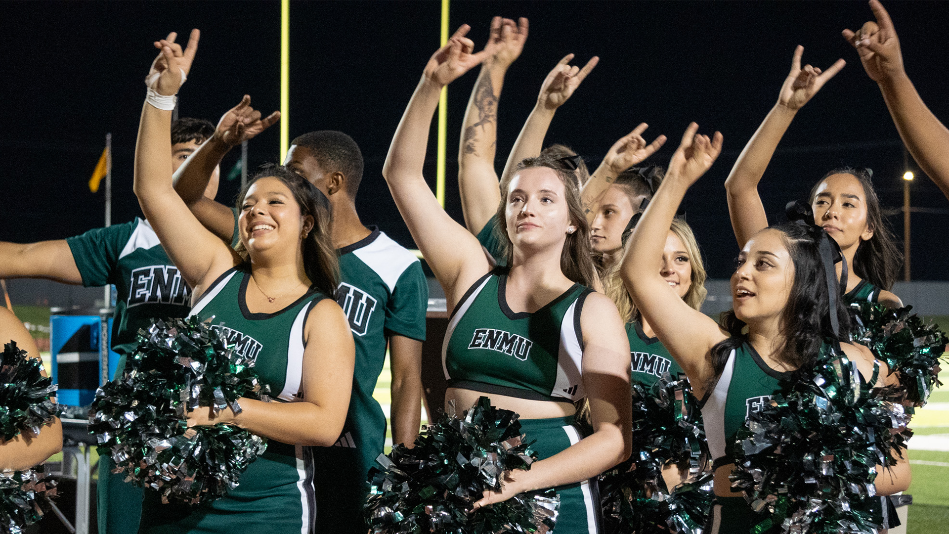 Cheer Greyhounds ENMU 2024 Football
