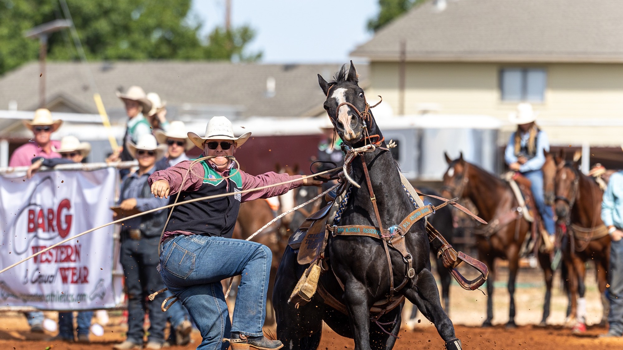 Hadley White at the ENMU College Daze Rodeo