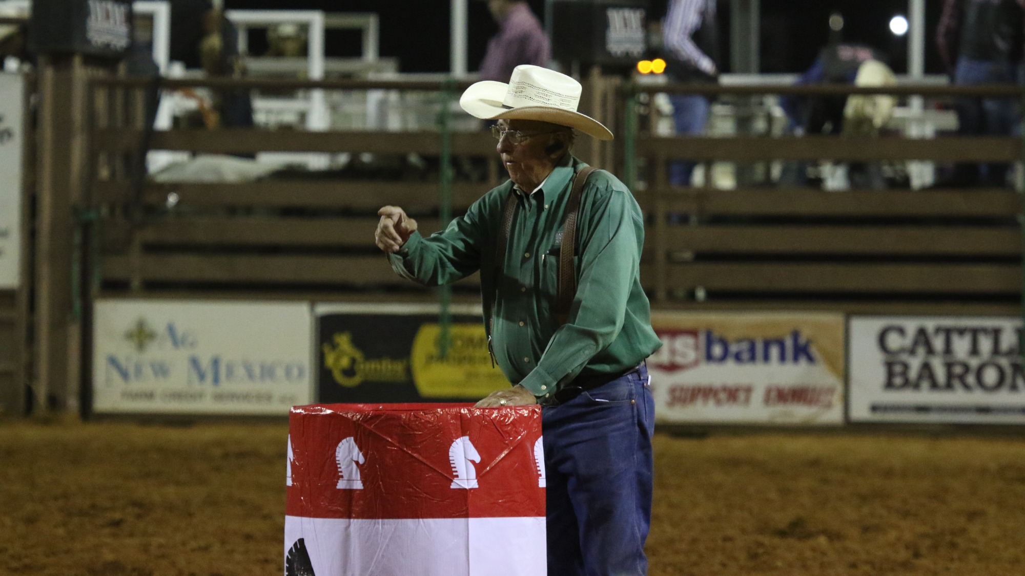 Albert Flinn at the ENMU College Daze Rodeo