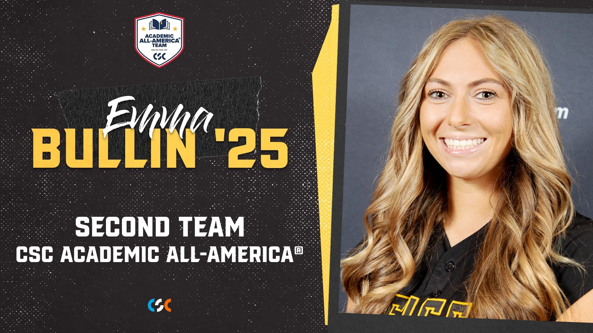 Emma Bullin CSC Academic All-America