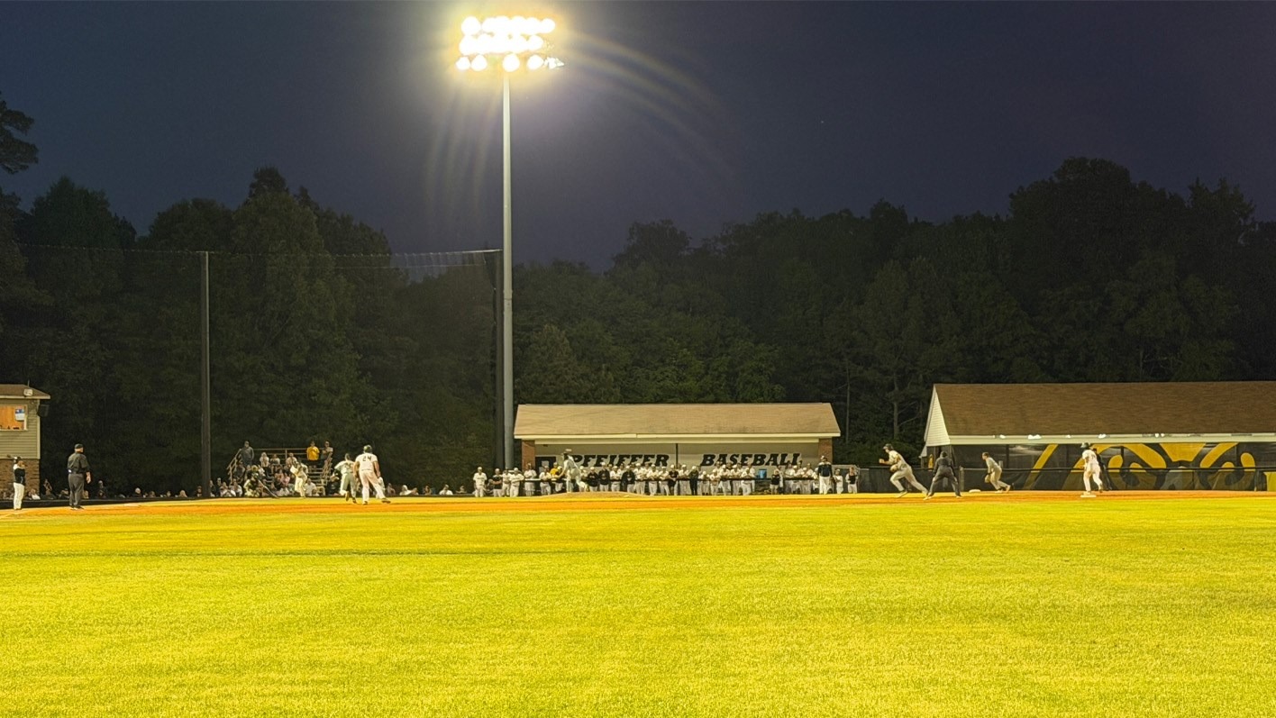 Joe Ferebee Field at night