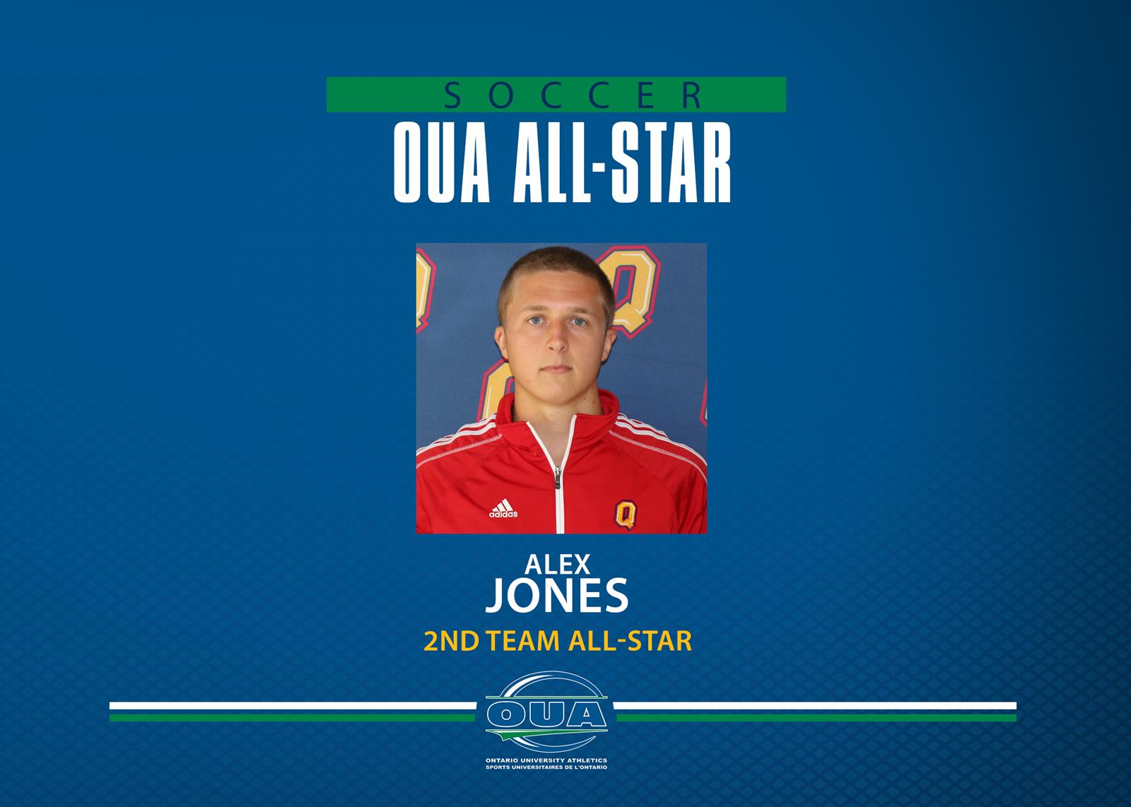 Alex Jones named OUA AllStar Queen's University Athletics