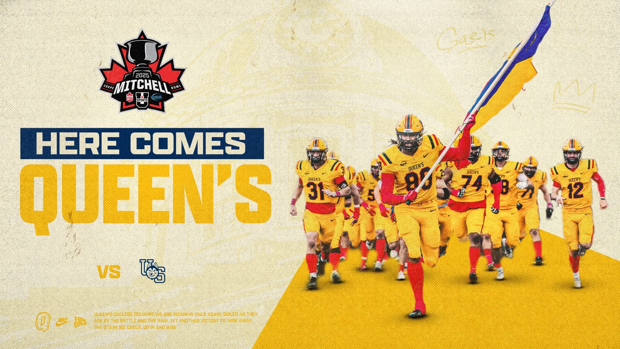 Queen's Football Mitchell Bowl graphic