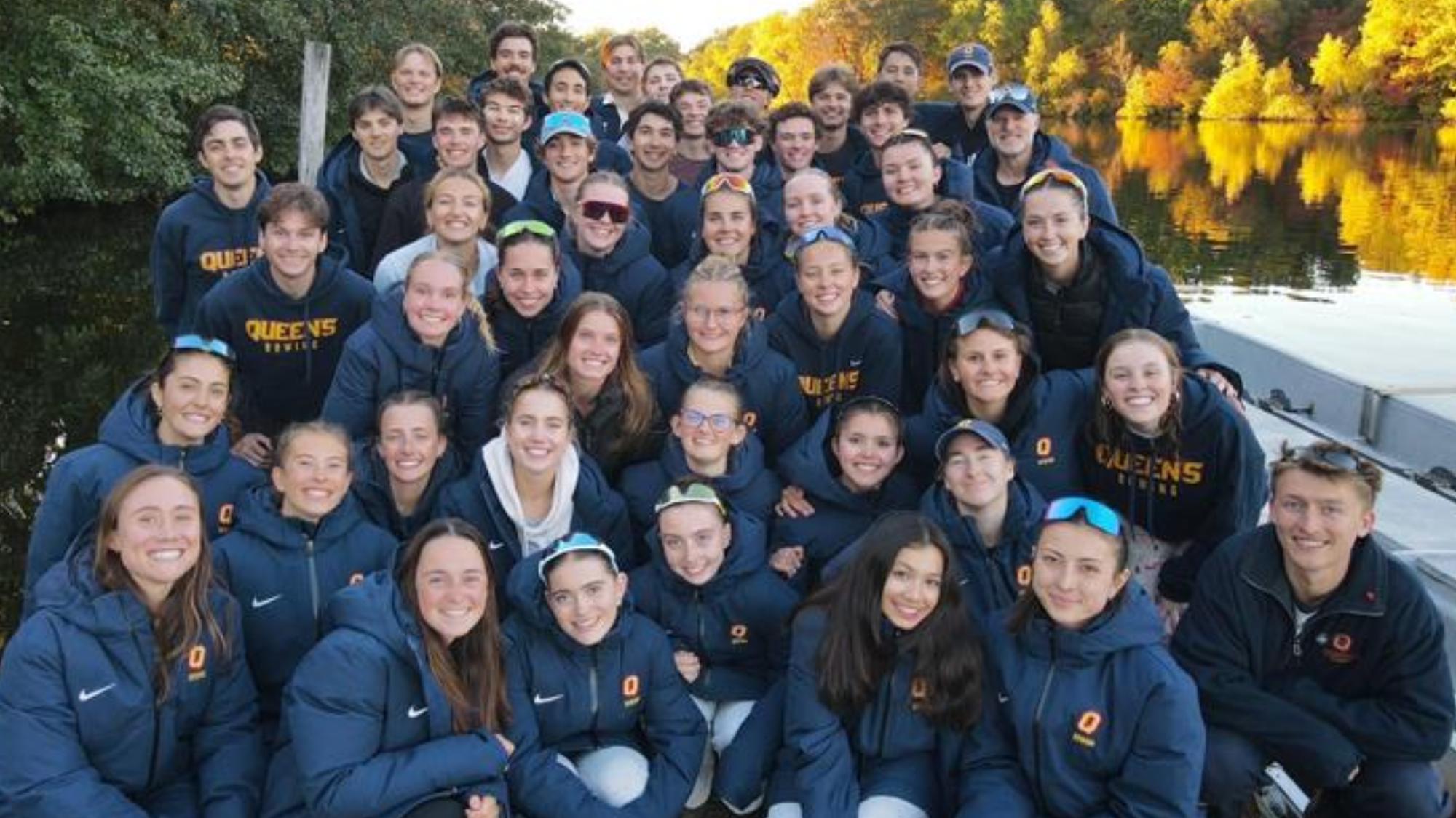 Queen's Rowing at Head of the Charles