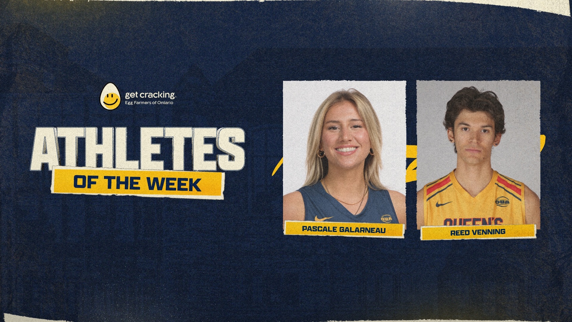 Athletes of the Week - Pascale Galarneau & Reed Venning