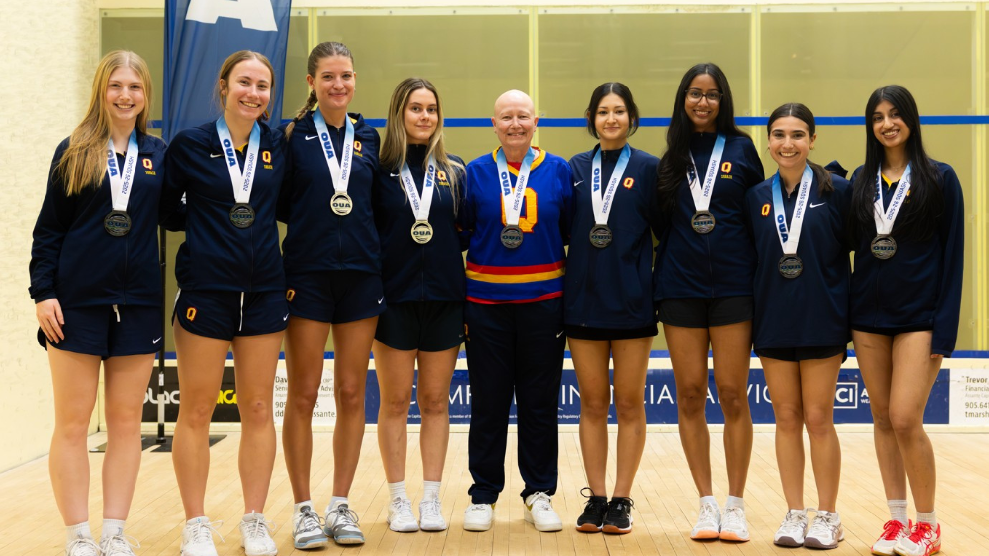 Queen's Women's Squash - OUA silver
