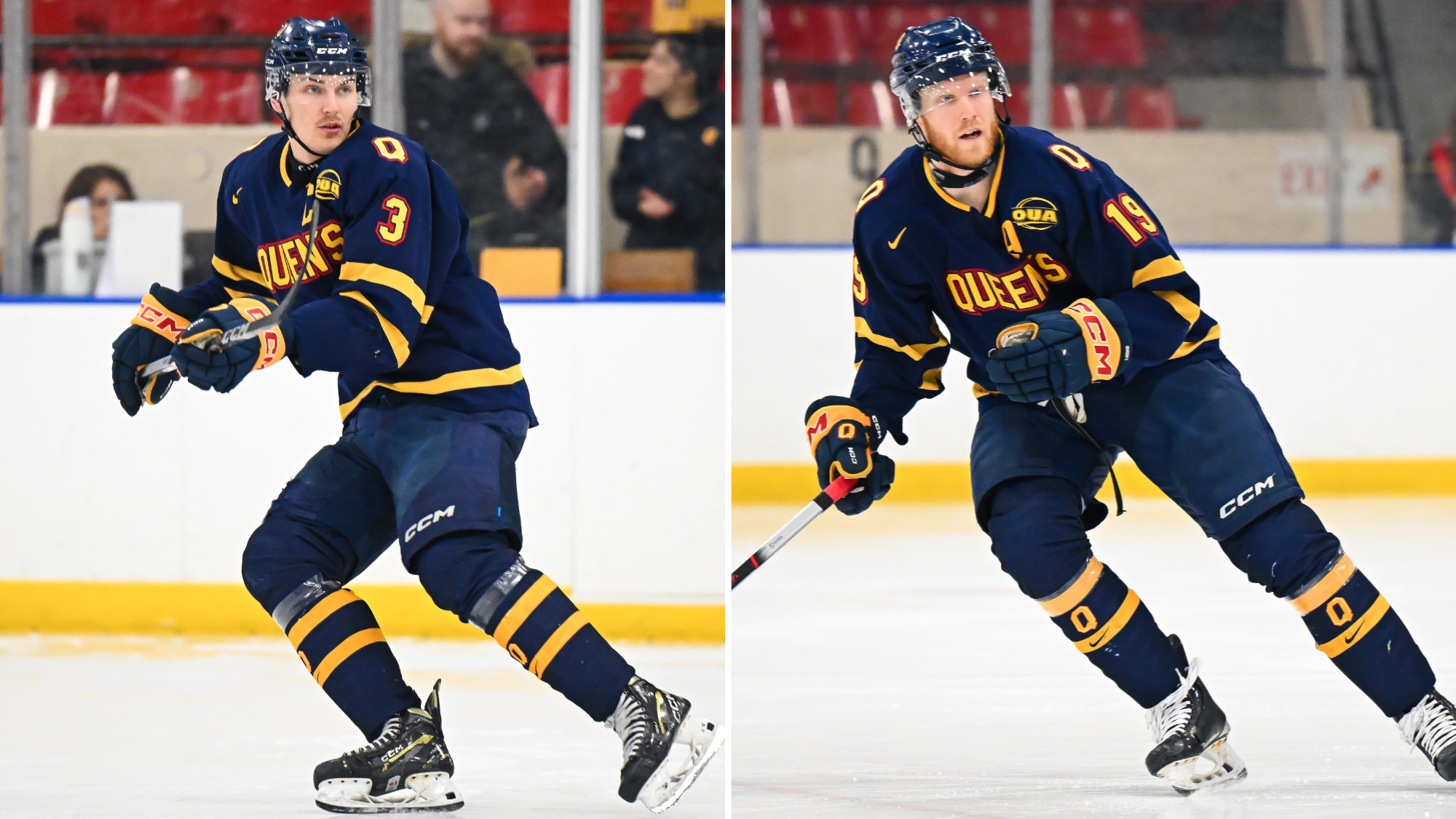 Jack Duff and Nolan Hutcheson - Men's Hockey All-Stars