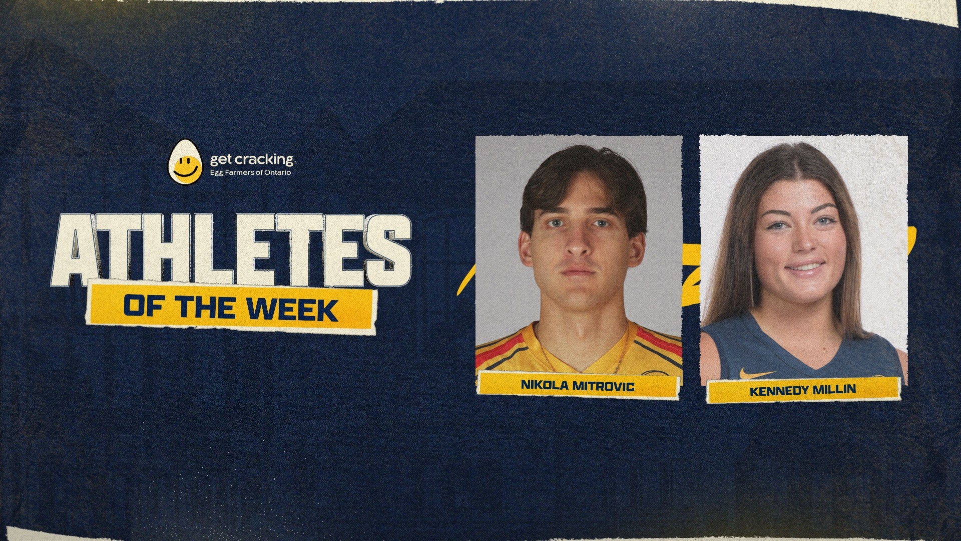 Nikola Mitrovic and Kennedy Millin