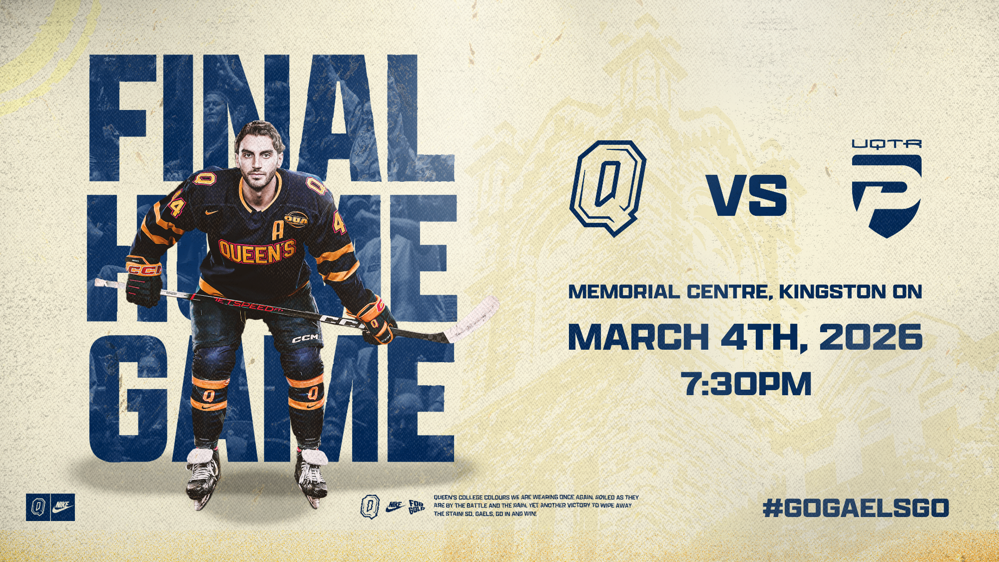 Men's Hockey Playoffs - Final Home game