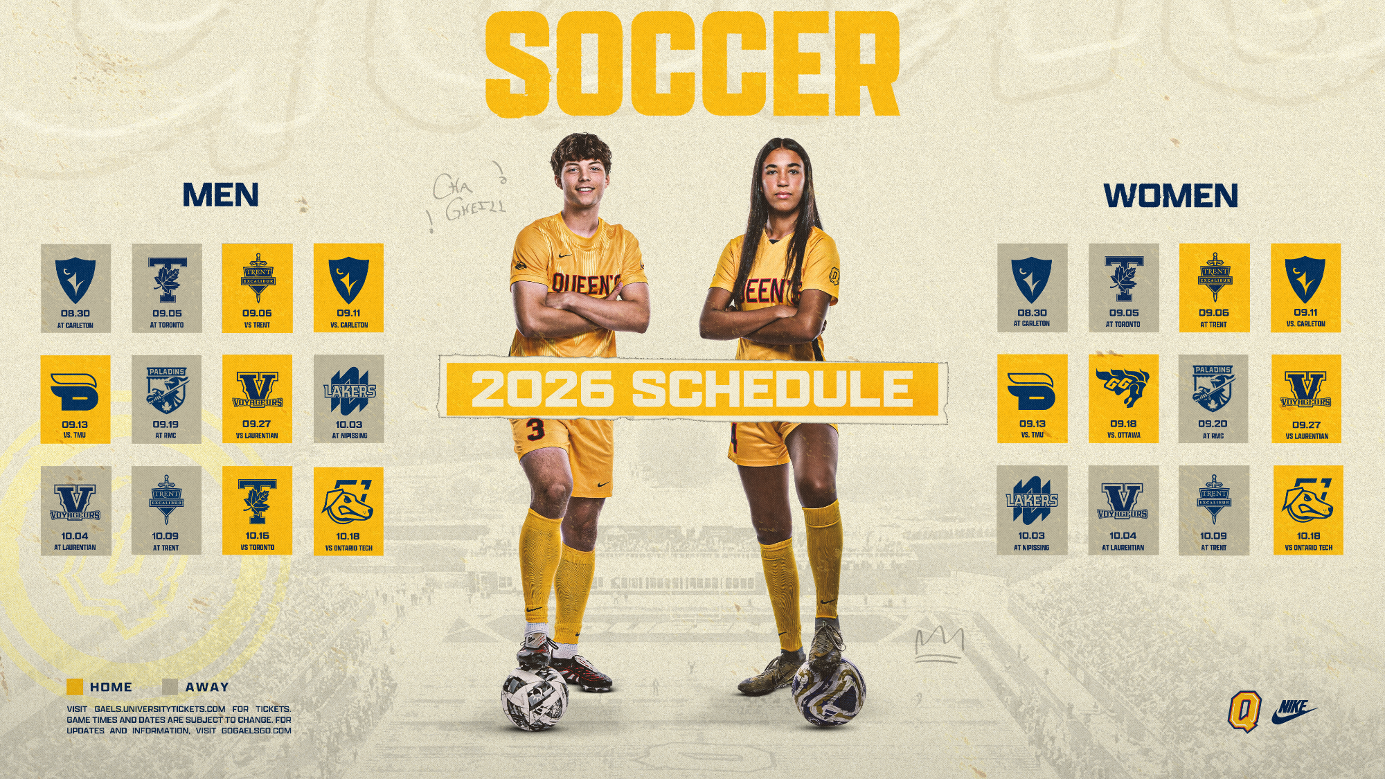 2026 Soccer Schedule