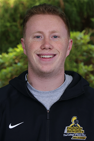 Graduate Assistant Brady Harrington of The College of Saint Rose 2022-23 Men's Basketball team