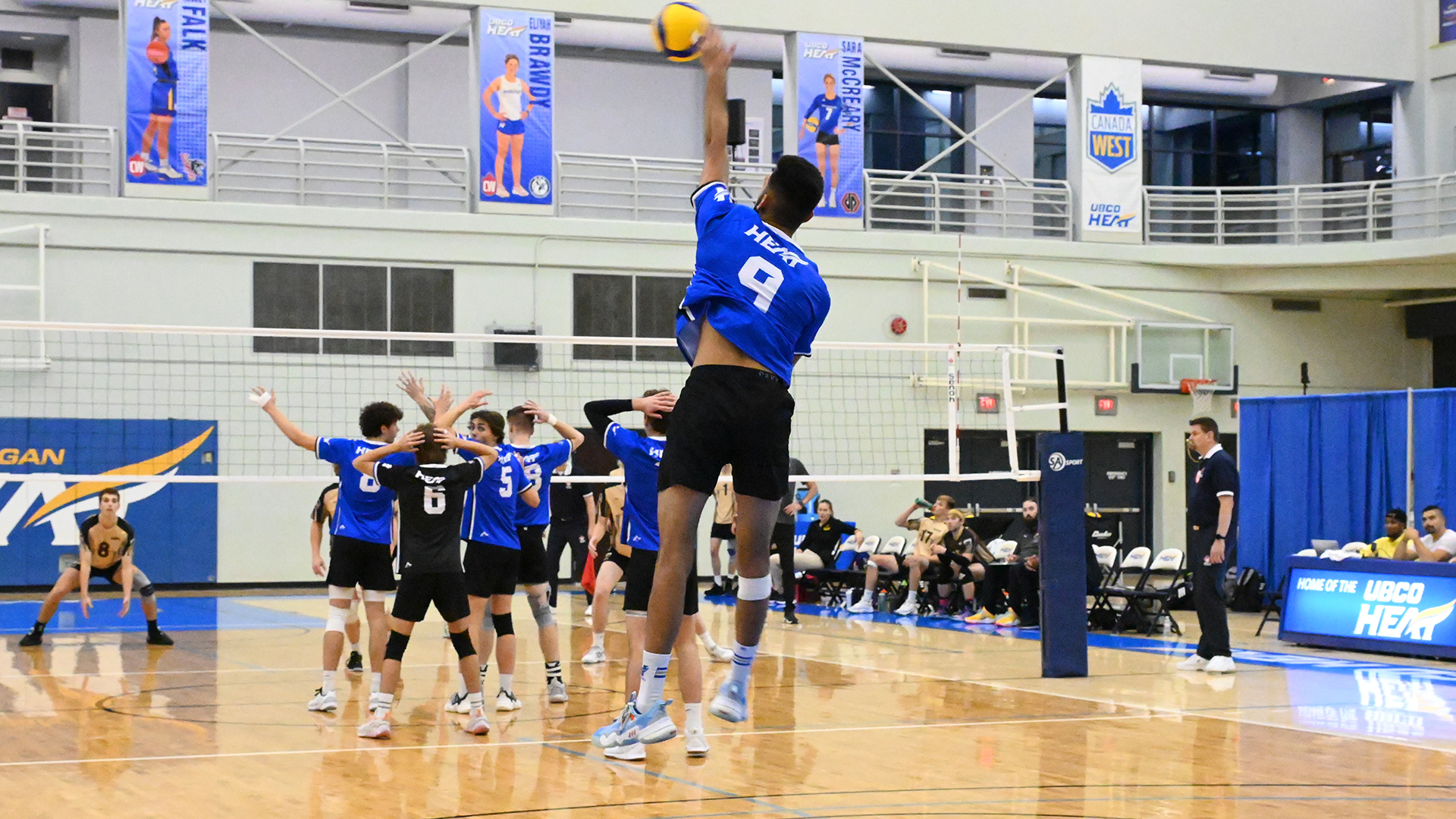 Men's volleyball falls in straight sets to Bisons University of