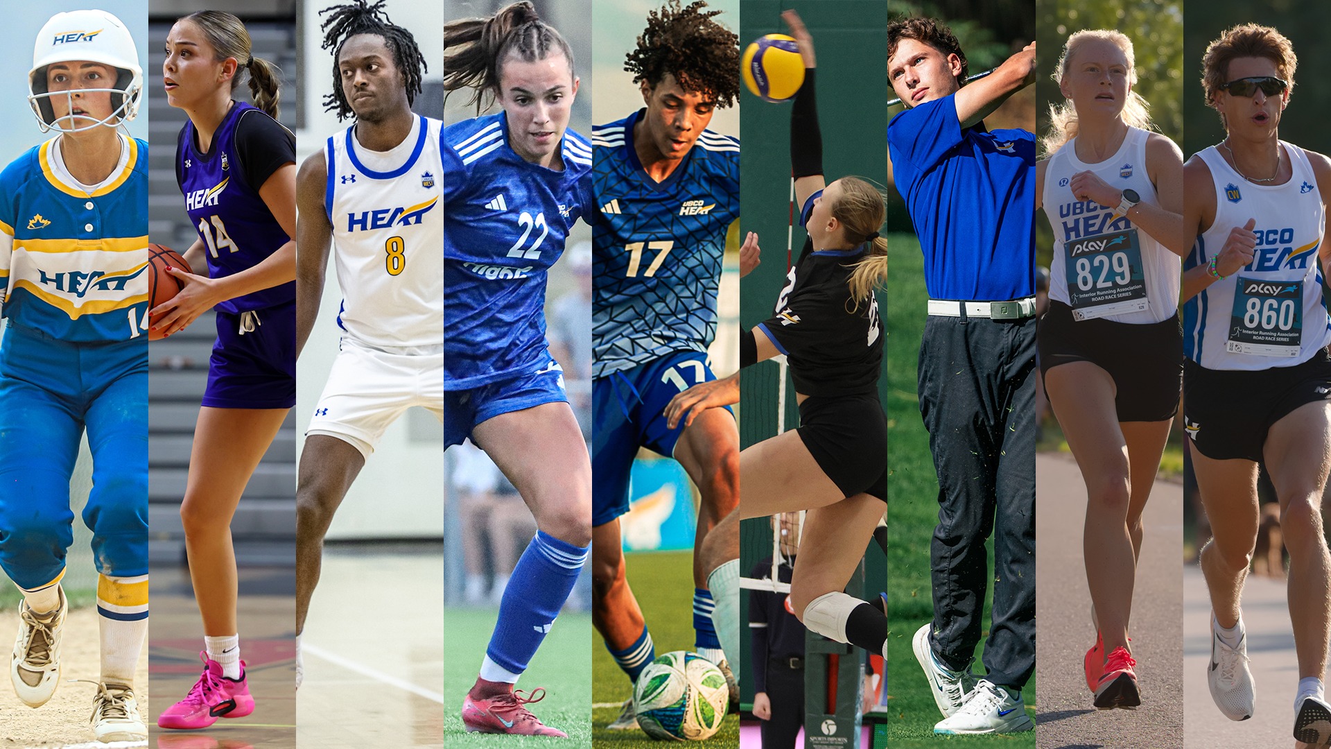 From left to right softball, women's basketball, men's basketball, women's soccer, men's soccer, women's volleyball, men's golf, women's cross country and men's cross country will all be in action this week.