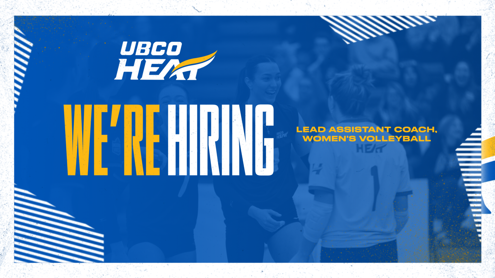 A graphic with the UBCO Heat logo at the top with 