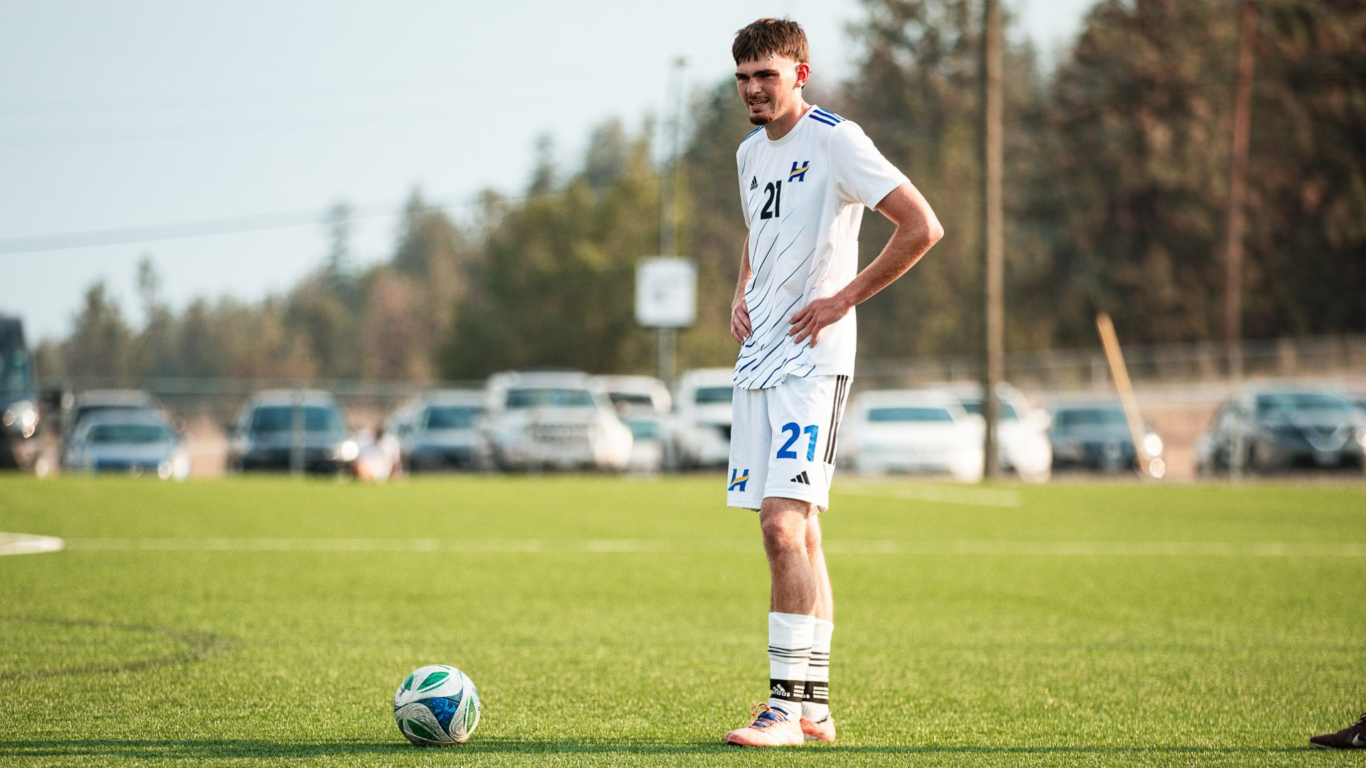 Heat midfielder Mosi Klusman on Nonis Sports Field.