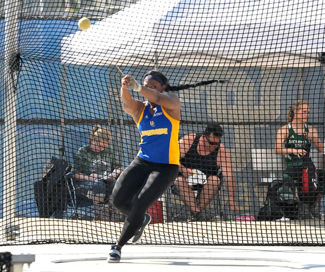 Vesta Bell Breaks Highlanders Hammer Throw Record At UC Riverside