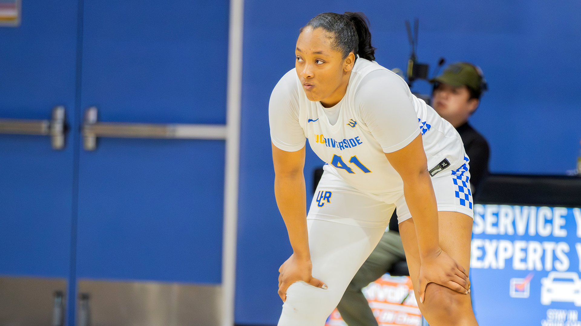 Bria Shine against Cal Poly