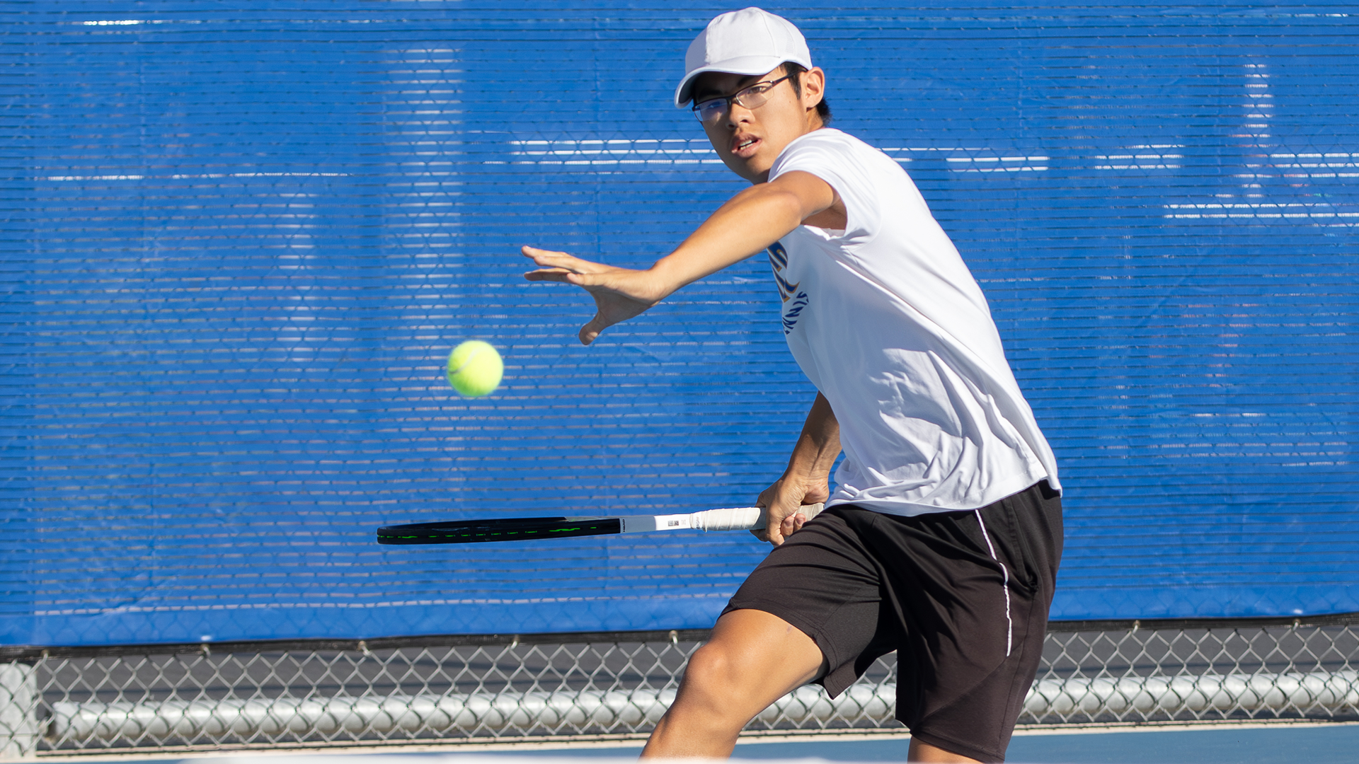 Michael Chang at practice