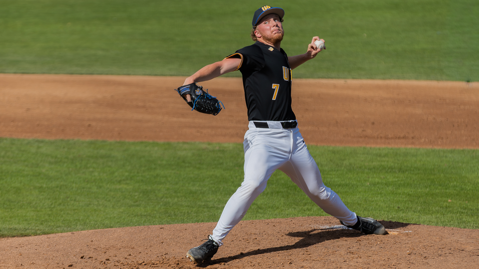 Jack Becker on the mound