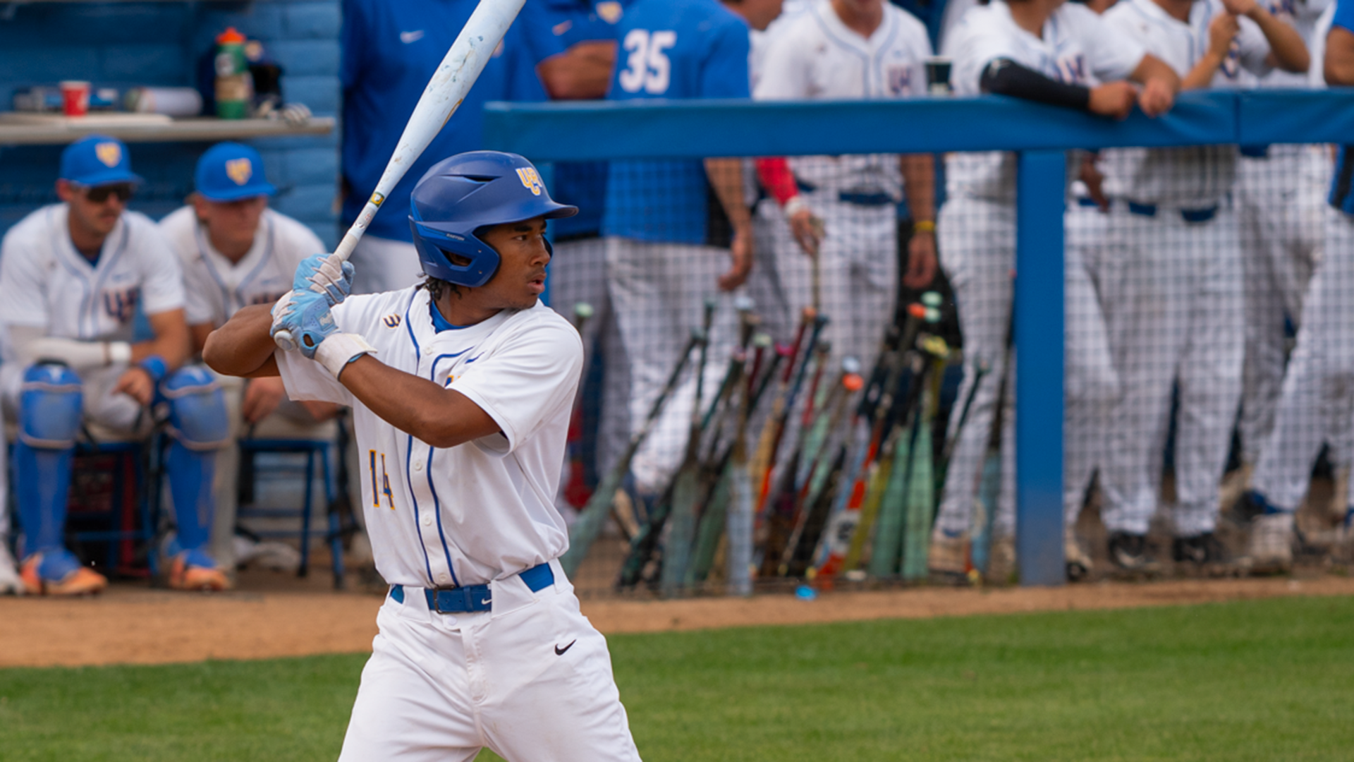 Miles Scott at bat vs USF