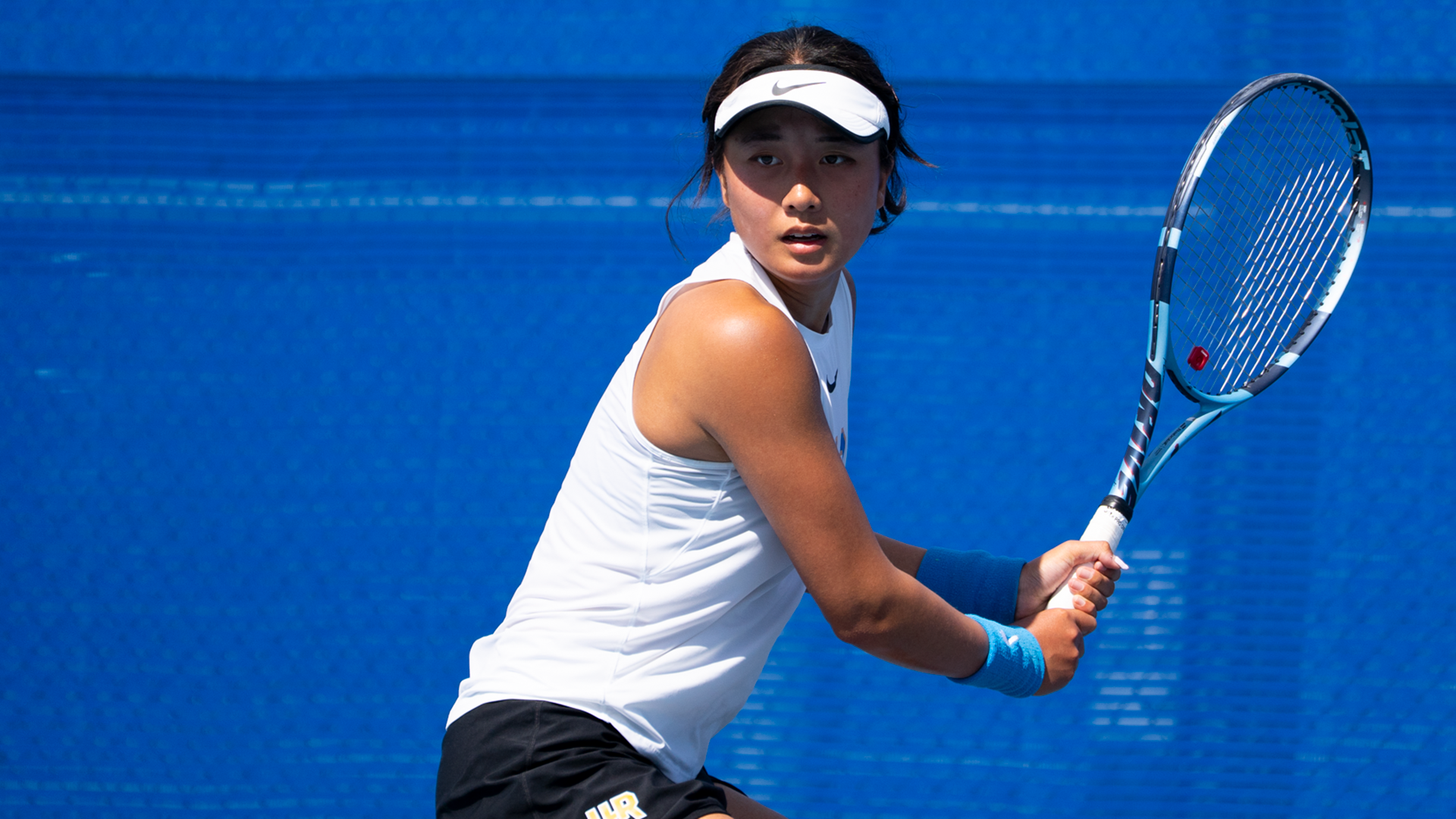 Camile Li back hand against Seton Hall