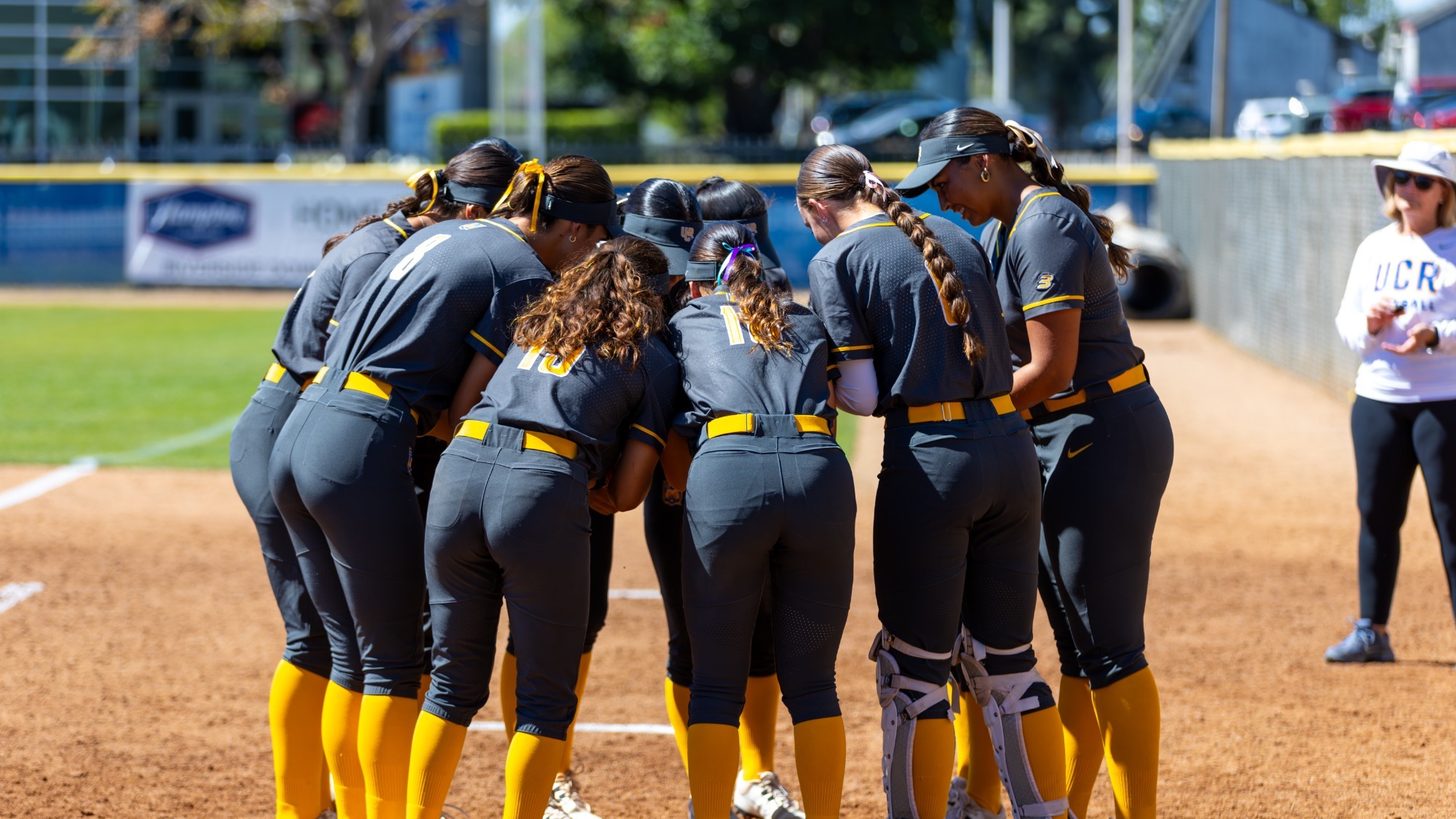 Softball Team Huddle