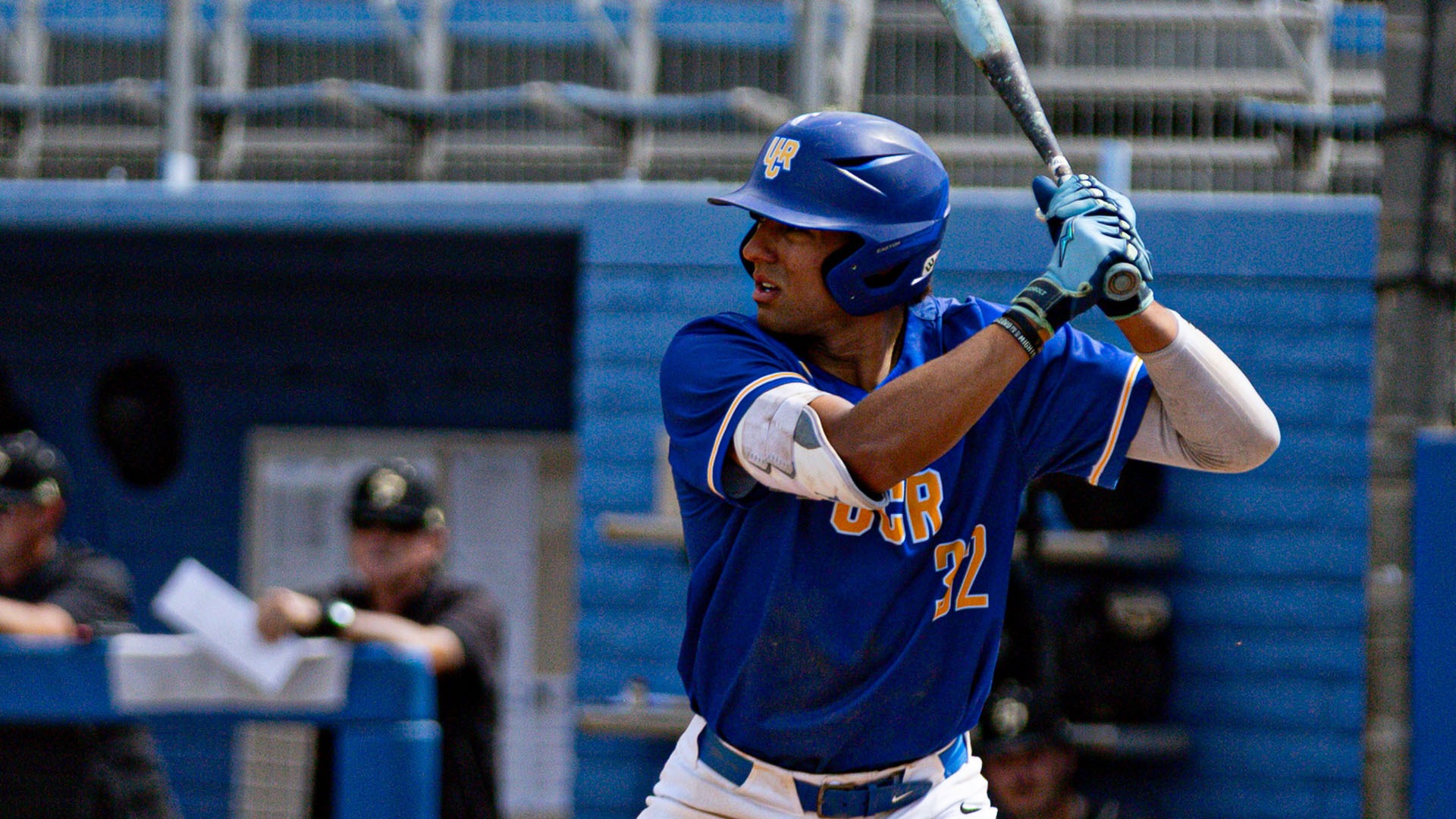 Jaxon Byrd at the plate vs Cal Poly
