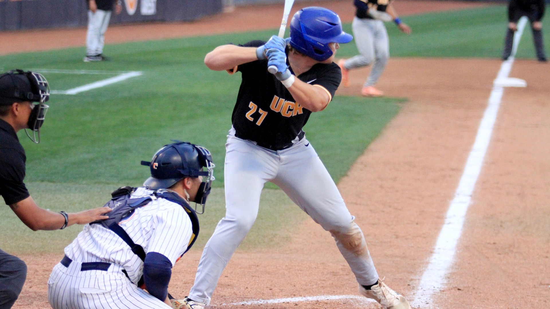 Ty Walton at bat vs Cal State Fullerton