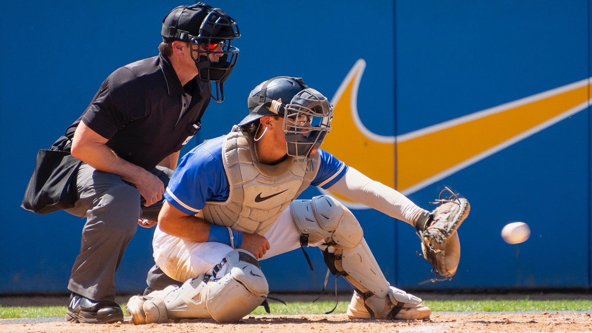 Esteban Sepulveda behind the plate