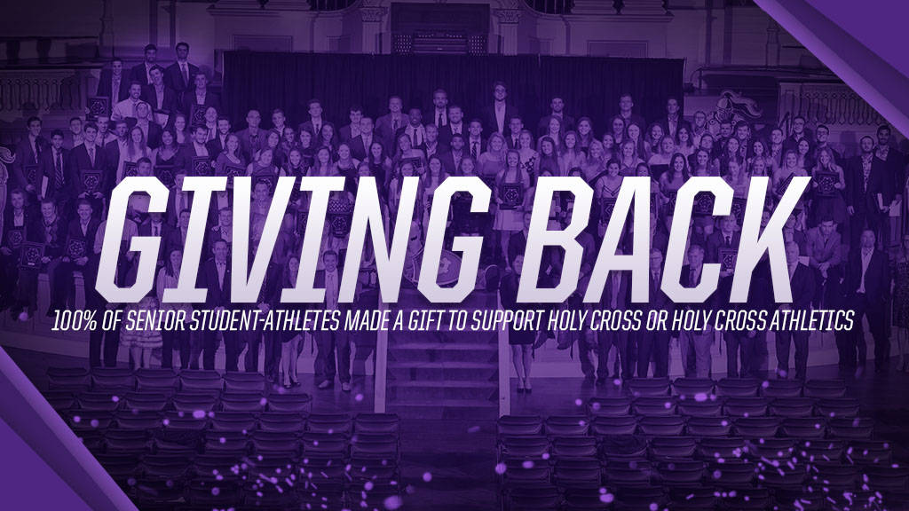 Graduating Holy Cross Student-Athletes Achieve 100 Percent Giving