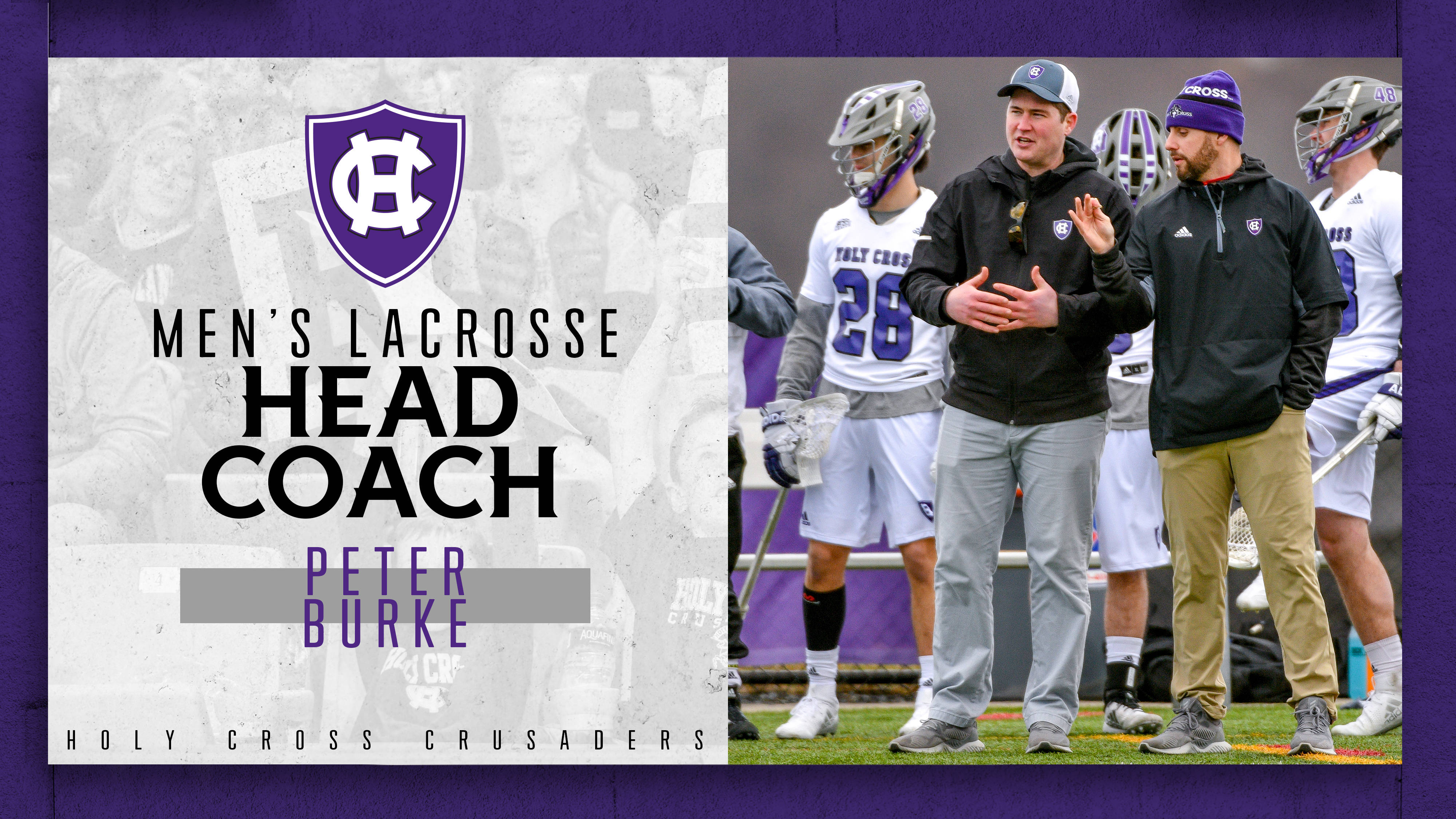 Peter Burke Named Men's Lacrosse Head Coach Holy Cross Athletics