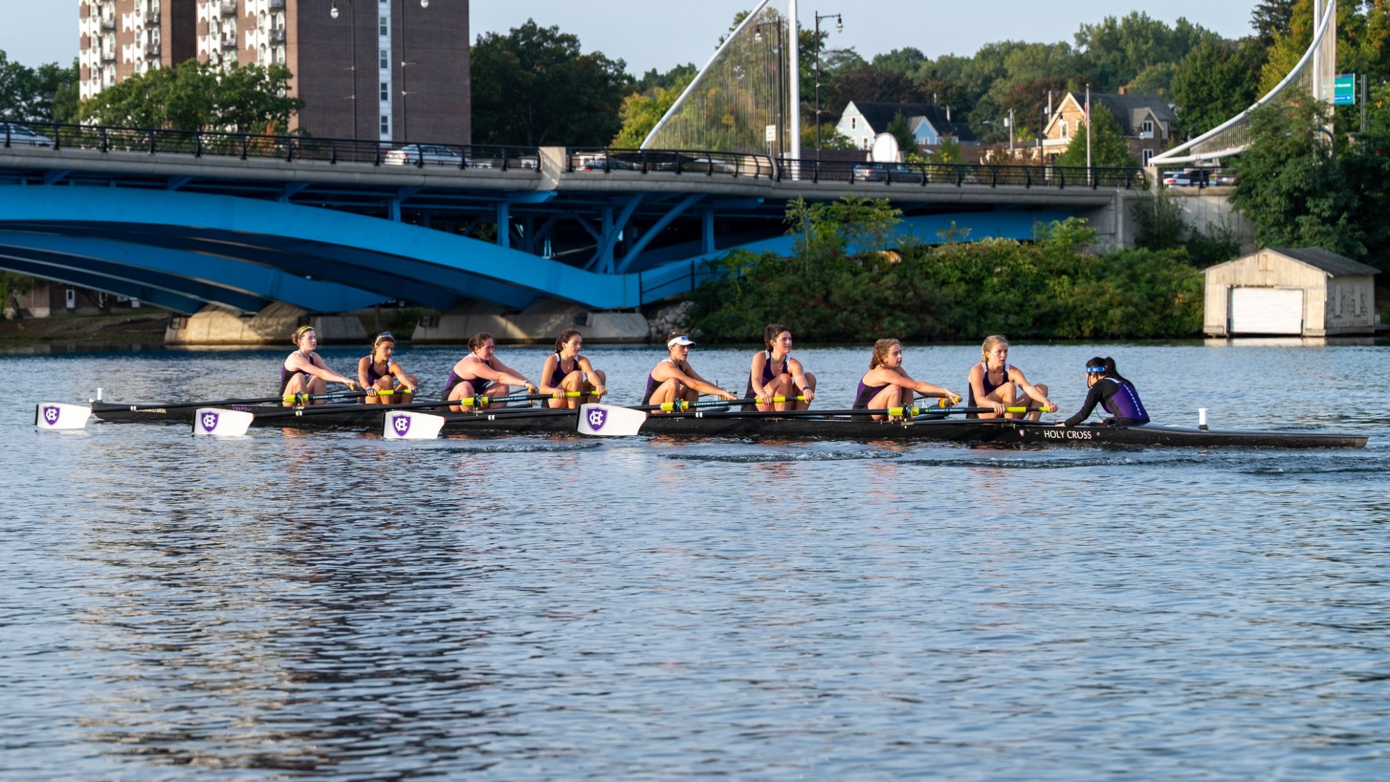 Holy Cross women's rowing varsity 8