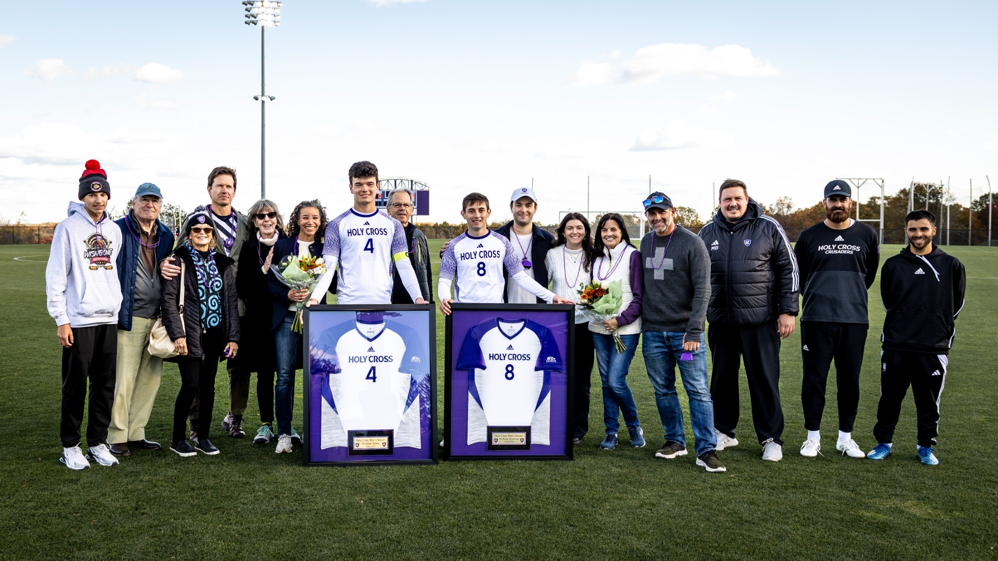 The 2025 Holy Cross men's soccer senior class