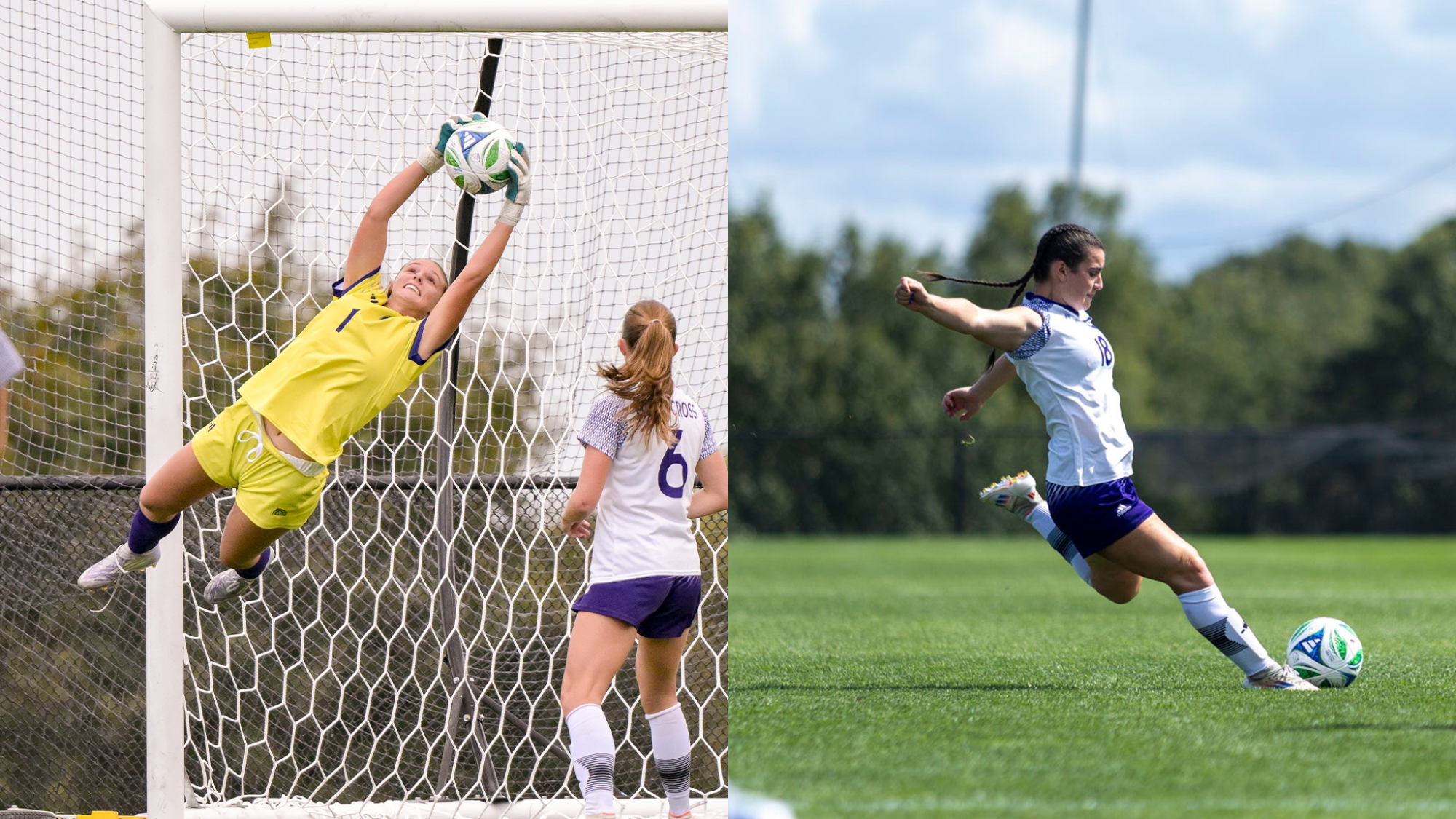 Aubrey Haesche and Karenna Beckstein All-League Teams