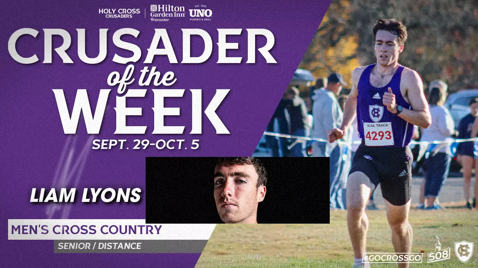 Crusader of the Week Sept.29-Oct.5: Liam Lyons