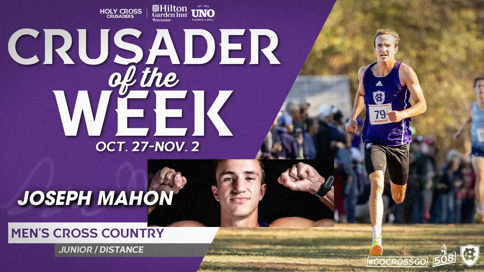 Oct.31-Nov.2 Crusader of the Week: Joseph Mahon